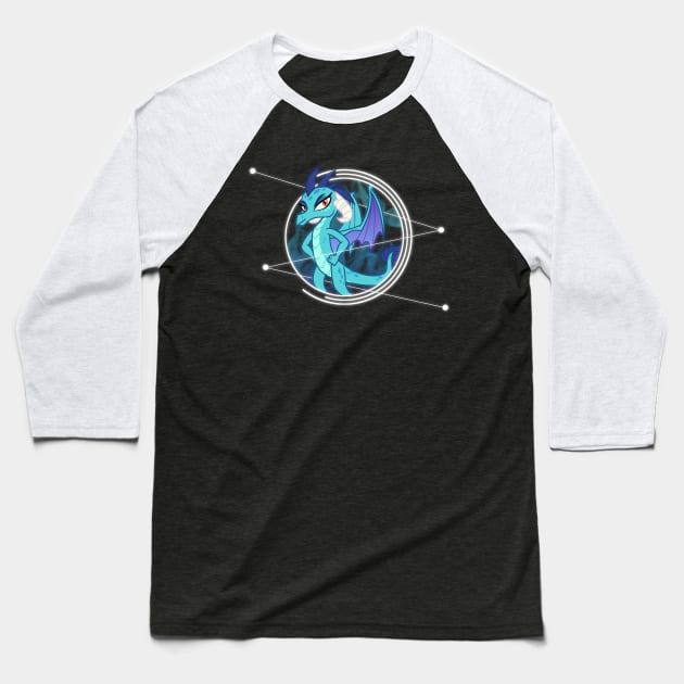Princess Ember Baseball T-Shirt by Brony Designs